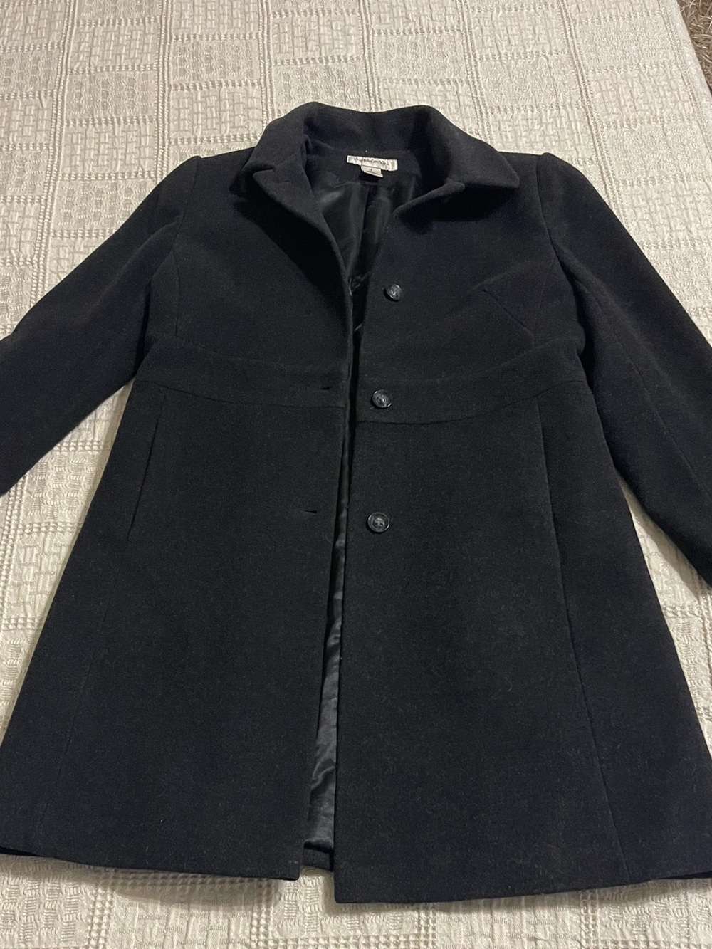 Preston & York Black Women's Pea Coat